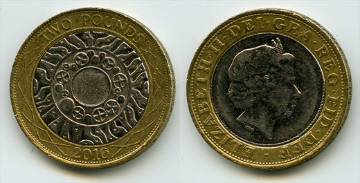 Reino Unido - Pound 2 - 2010