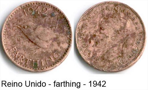 Reino Unido - Farthing - 1942