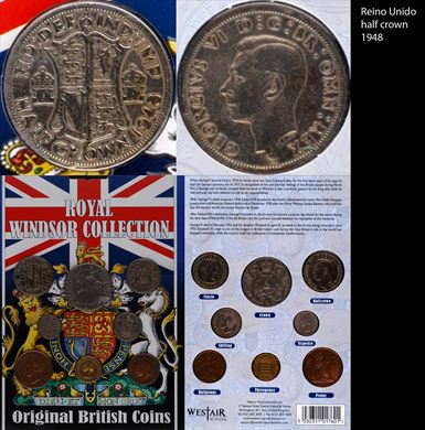 Reino Unido - half crown - 1948 (Royal Windsor Collection)