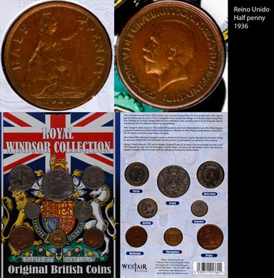 Reino Unido - half penny - 1936 (Royal Windsor Collection)