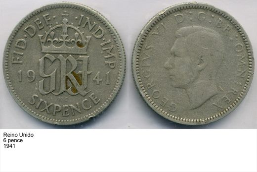 Reino Unido - Pence 6 - 1941 - G6 A2 H06 L3C6
