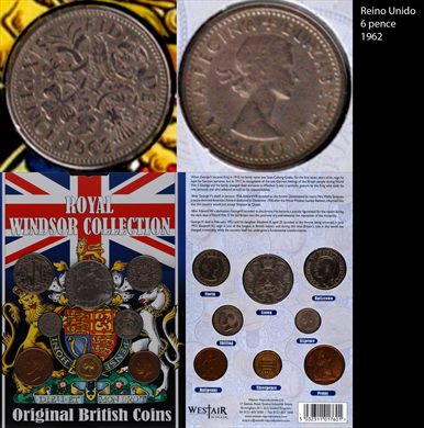 Reino Unido - pence 6 - 1962 (Royal Windsor Collection)