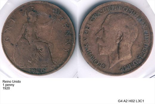 Reino Unido - Penny 1 - 1920 - G4 A2 H02 L3C1