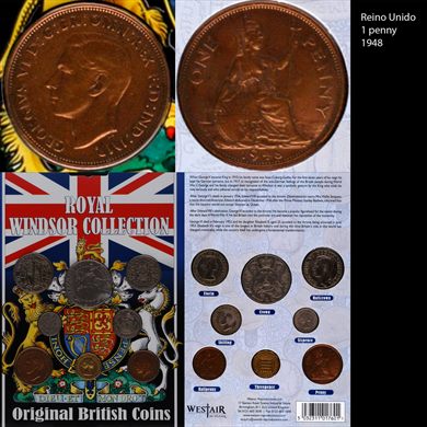 Reino Unido - penny 1 - 1948 (Royal Windsor Collection)