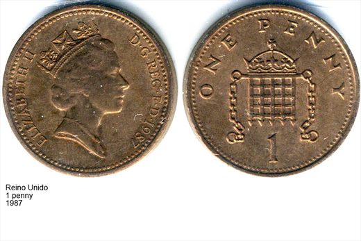 Reino Unido - Penny 1 - 1987 - G6 A2 H07 L2C1