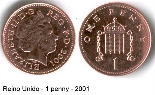 Reino Unido - Penny 1 - 2001