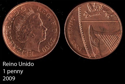 Reino Unido - penny 1 - 2009