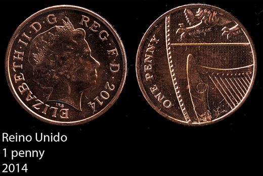 Reino Unido - penny 1 - 2014