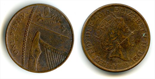 Reino Unido - penny 1 - 2016