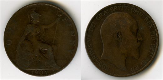 Reino Unido - Penny 1 - 1907