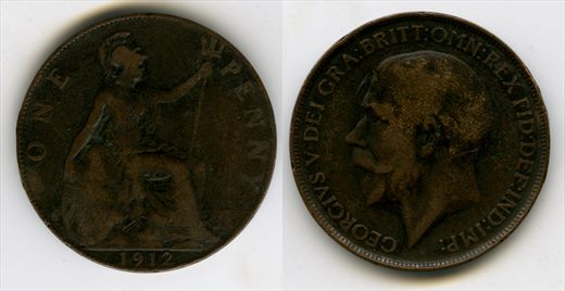 Reino Unido - Penny 1 - 1912
