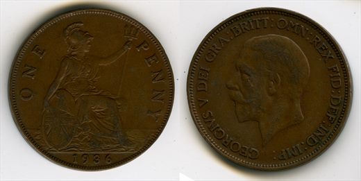 Reino Unido - Penny 1 - 1936