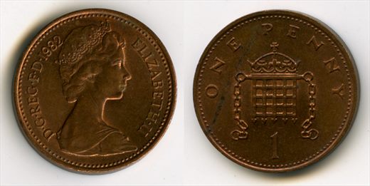 Reino Unido - Penny 1 - 1982