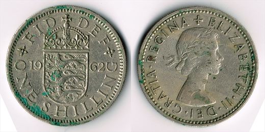Reino Unido - Shilling 1 - 1962