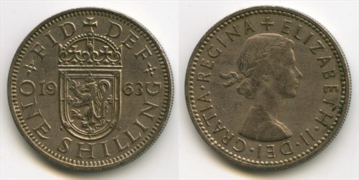 Reino Unido - Shilling 1 - 1963