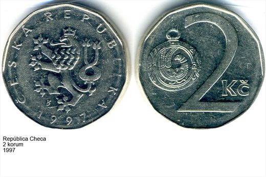Republica Checa - Koruna 2 - 1997 - G6 A3 H03 L4C1