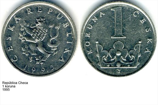 Republica Checa - Koruna 1 - 1995 - G6 A3 H03 L4C3
