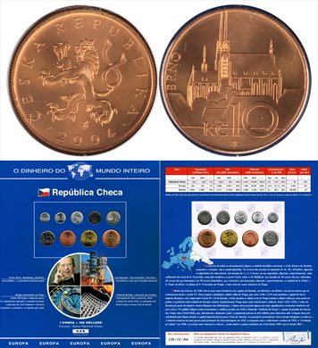 Republica Checa - Koruna 10 - 2004 DMI