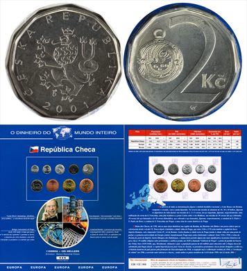 Republica Checa - Koruna 2 - 2001 DMI