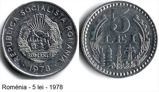 Romenia - Leu 5 - 1978