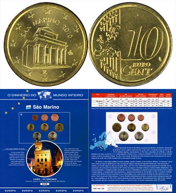 Sao Marino - Euro Cent 10 - 2010 DMI