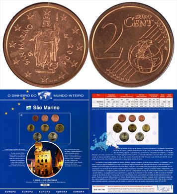 Sao Marino - Euro Cent 2 - 2006 DMI