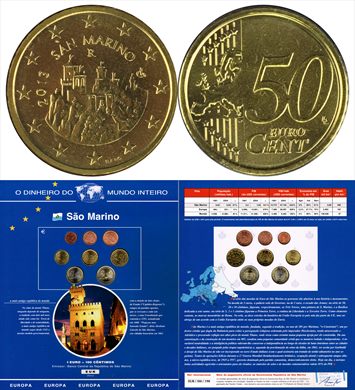 Sao Marino - Euro Cent 50 - 2013 DMI