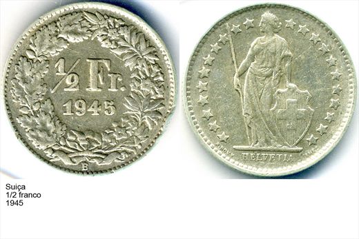 Suica - Franco 0,5 - 1945 - G6 A3 H01 L5C5