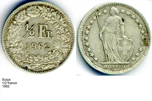 Suica - Franco 0,5 - 1962 - G6 A3 H01 L5C6