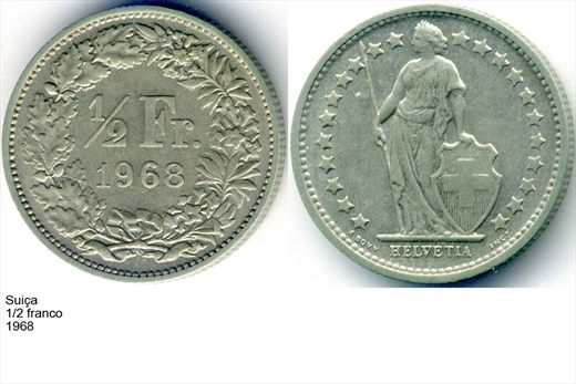 Suica - Franco 0,5 - 1968 - G6 A3 H01 L6C1