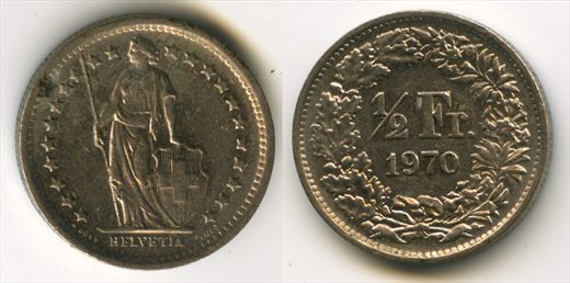 Suica - Franco 0,5 - 1970