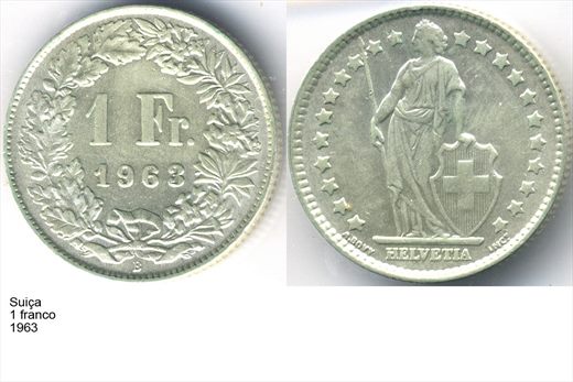 Suica - Franco 1 - 1963 - G5 A2 H12 L5C5