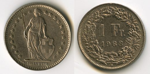 Suica - Franco 1 - 1968