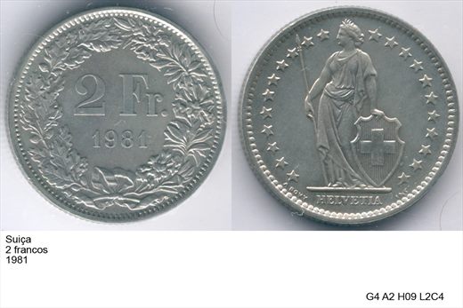Suica - Franco 2 - 1981 - G4 A2 H09 L2C4