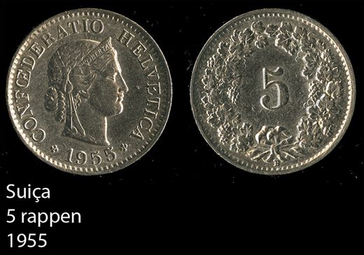 Suica - Rappen 5 - 1955