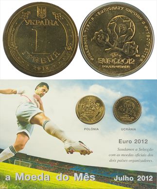 Ucrania - Hryvnia 1 - 2012 (Moeda do Mes Julho 2012)