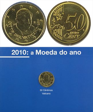Vaticano - Euro Cent 50 - 2010 (Moeda do Ano 2010)