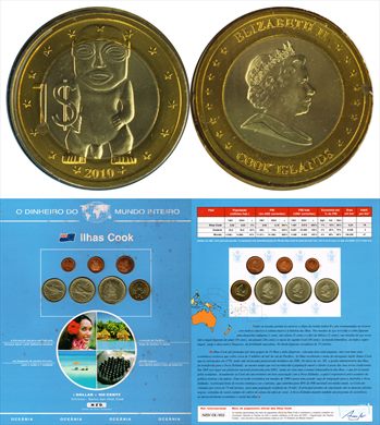Ilhas Cook - Dolar 1 - 2010 DMI
