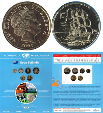 Nova Zelandia - Cent 50 - 2004