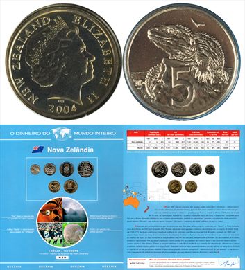 Nova Zelandia - Cent 5 - 2004