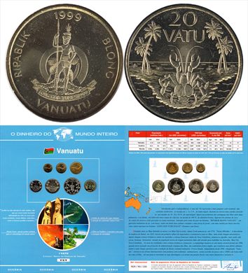 Vanuatu - Vatu 20 - 1999 DMI