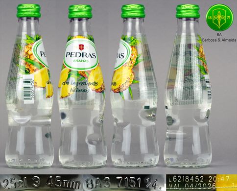 Pedras Ananas 25cl 2025-04 45mm 19,50cm BA Barbosa e Almeida