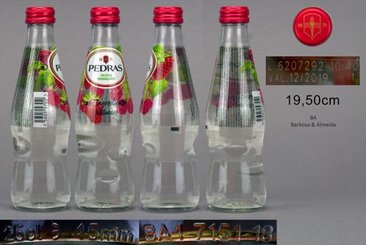 Pedras Frutos Vermelhos 25cl 2018-12 45mm 19,50cm BA Barbosa e Almeida