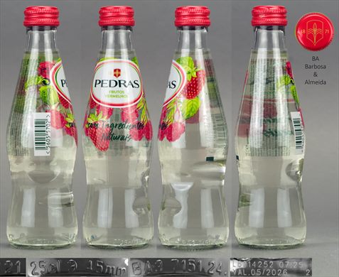 Pedras Frutos Vermelhos 25cl 2025-05 45mm 19,50cm BA Barbosa e Almeida
