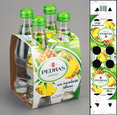 Pedras Salgadas Pack vidro Ananas 4x25cl 2026-03