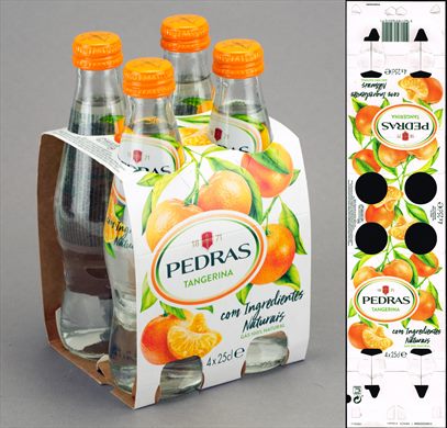 Pedras Salgadas Pack vidro Tangerina 4x25cl 2026-03