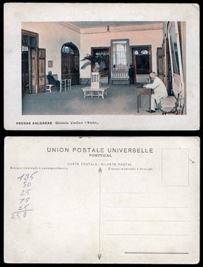 Pedras Salgadas, Grande Casino, Atrio - Union Postale Universelle