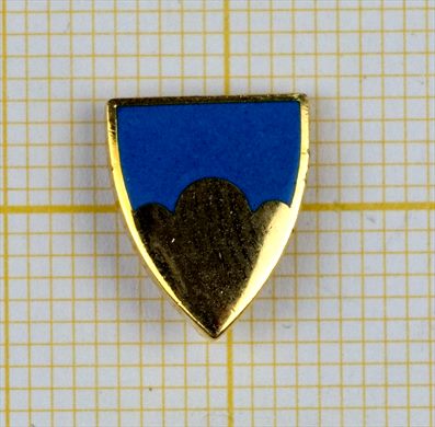 Escudo azul e preto