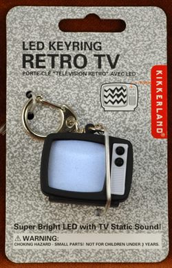 Led Keyring Retro TV Kikkerland