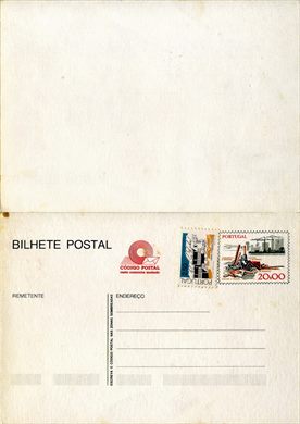 Bilhete Postal em branco 04